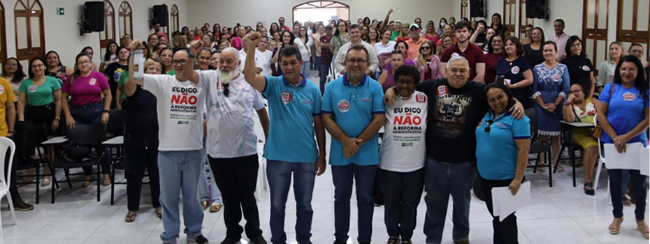 Seminrio em Caic refora denncia contra a Reforma Administrativa e alerta para riscos  estrutura do servio pblico